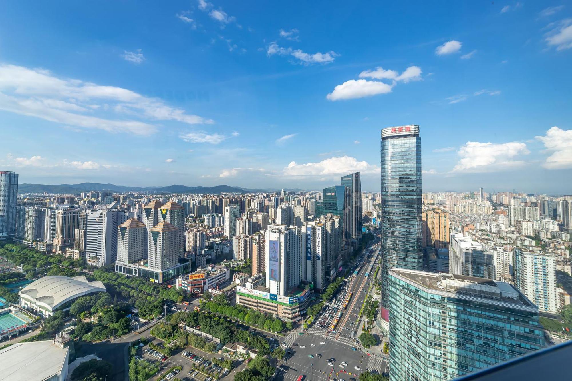 Waifiden Guangzhou Grand View Golden Palace Apartment - Free Shuttle Bus During The Canton Fair Exteriör bild