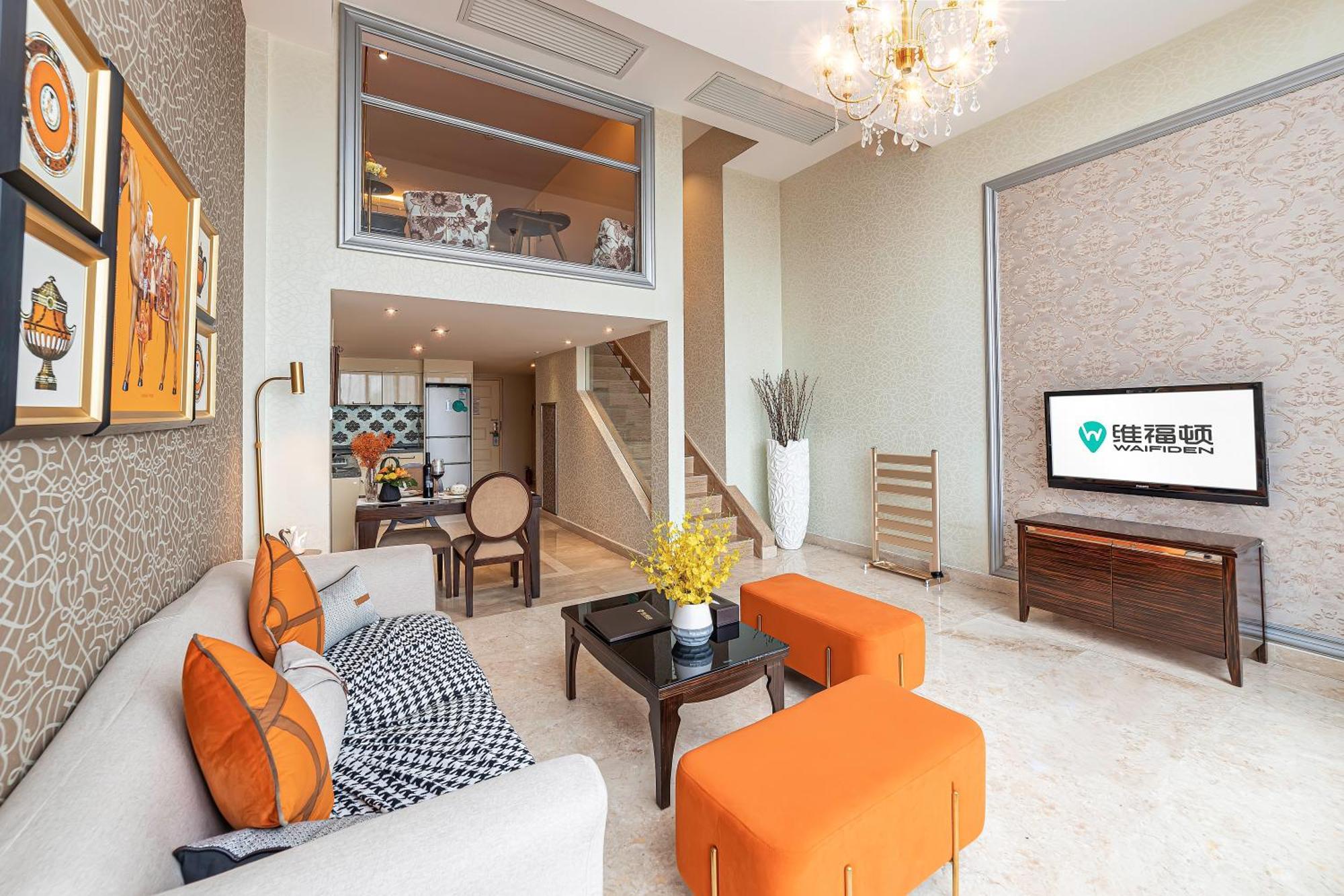 Waifiden Guangzhou Grand View Golden Palace Apartment - Free Shuttle Bus During The Canton Fair Exteriör bild