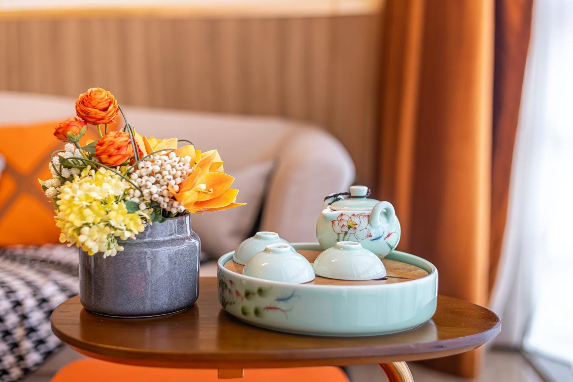 Waifiden Guangzhou Grand View Golden Palace Apartment - Free Shuttle Bus During The Canton Fair Exteriör bild
