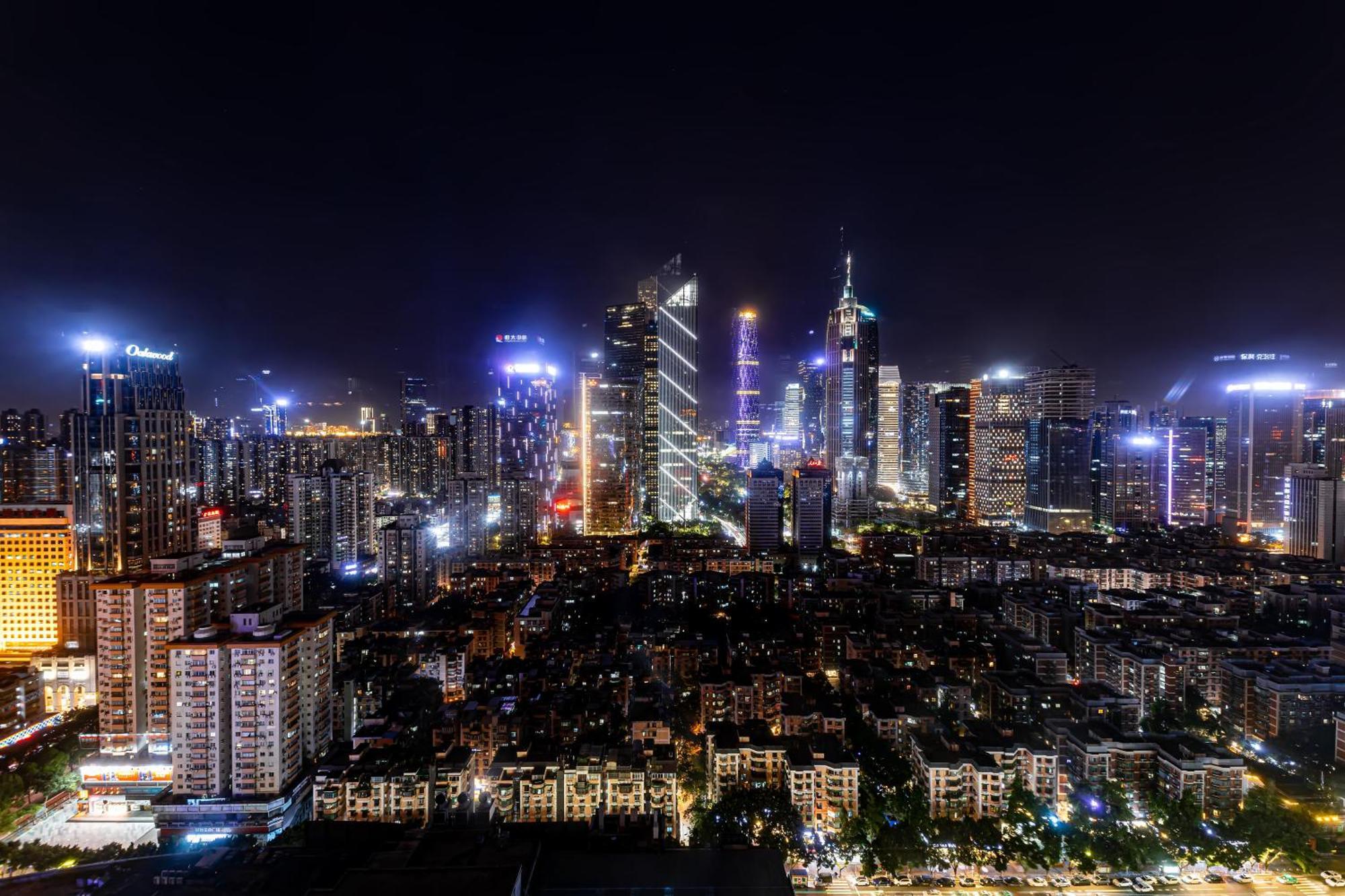 Waifiden Guangzhou Grand View Golden Palace Apartment - Free Shuttle Bus During The Canton Fair Exteriör bild