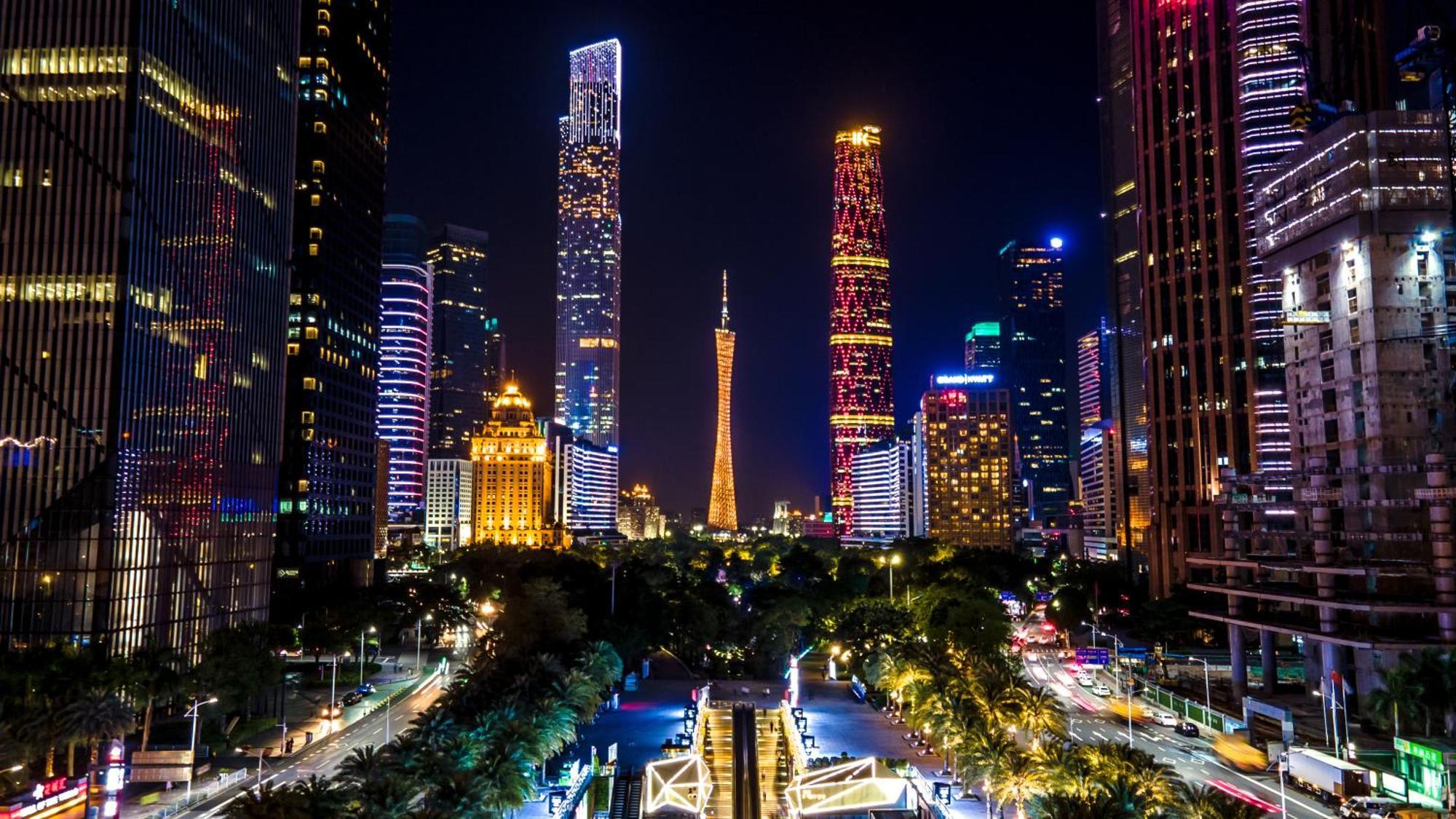 Waifiden Guangzhou Grand View Golden Palace Apartment - Free Shuttle Bus During The Canton Fair Exteriör bild