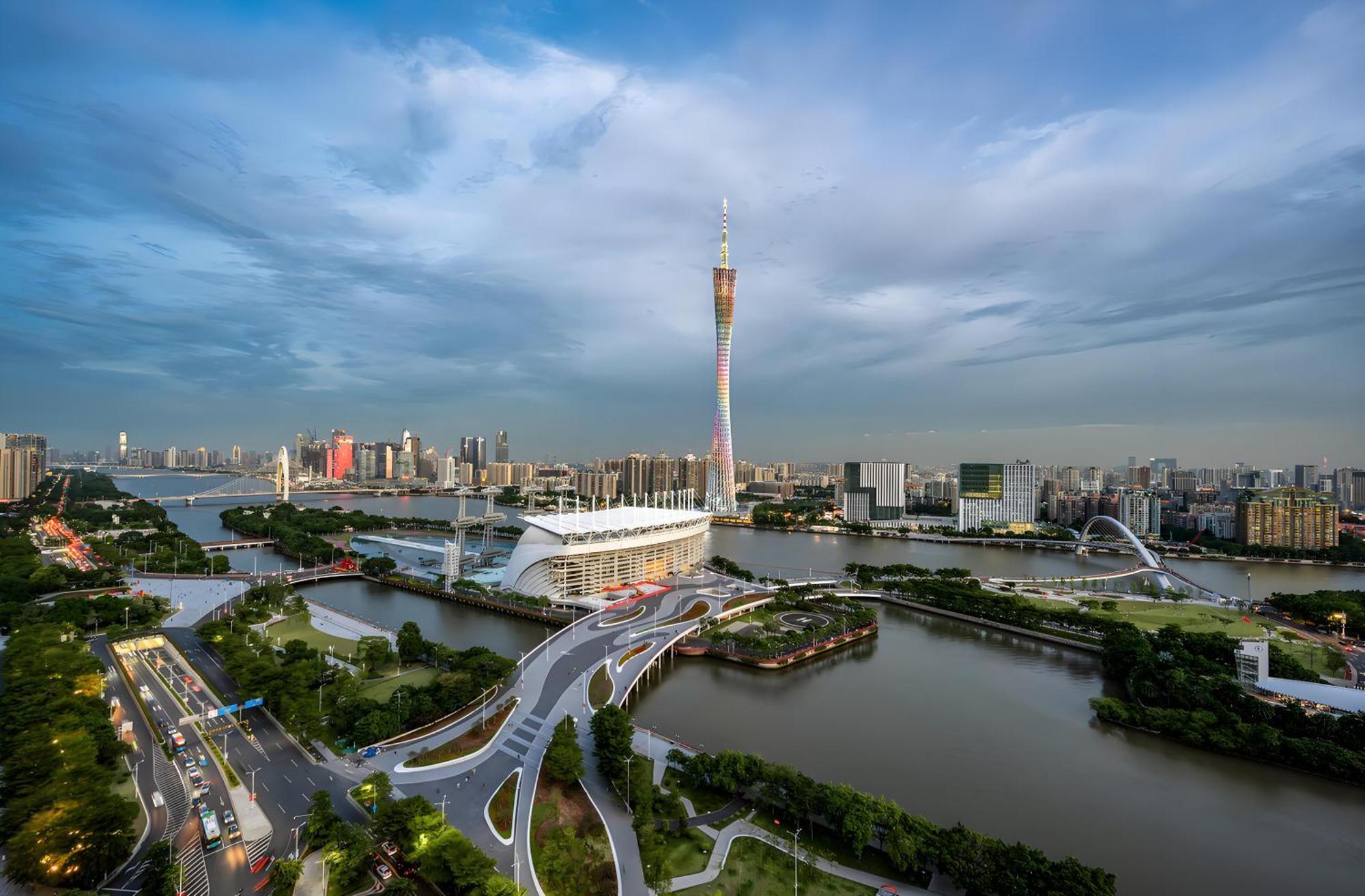 Waifiden Guangzhou Grand View Golden Palace Apartment - Free Shuttle Bus During The Canton Fair Exteriör bild