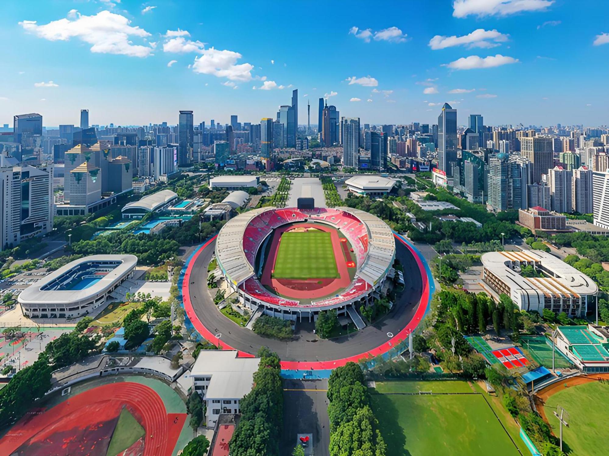 Waifiden Guangzhou Grand View Golden Palace Apartment - Free Shuttle Bus During The Canton Fair Exteriör bild